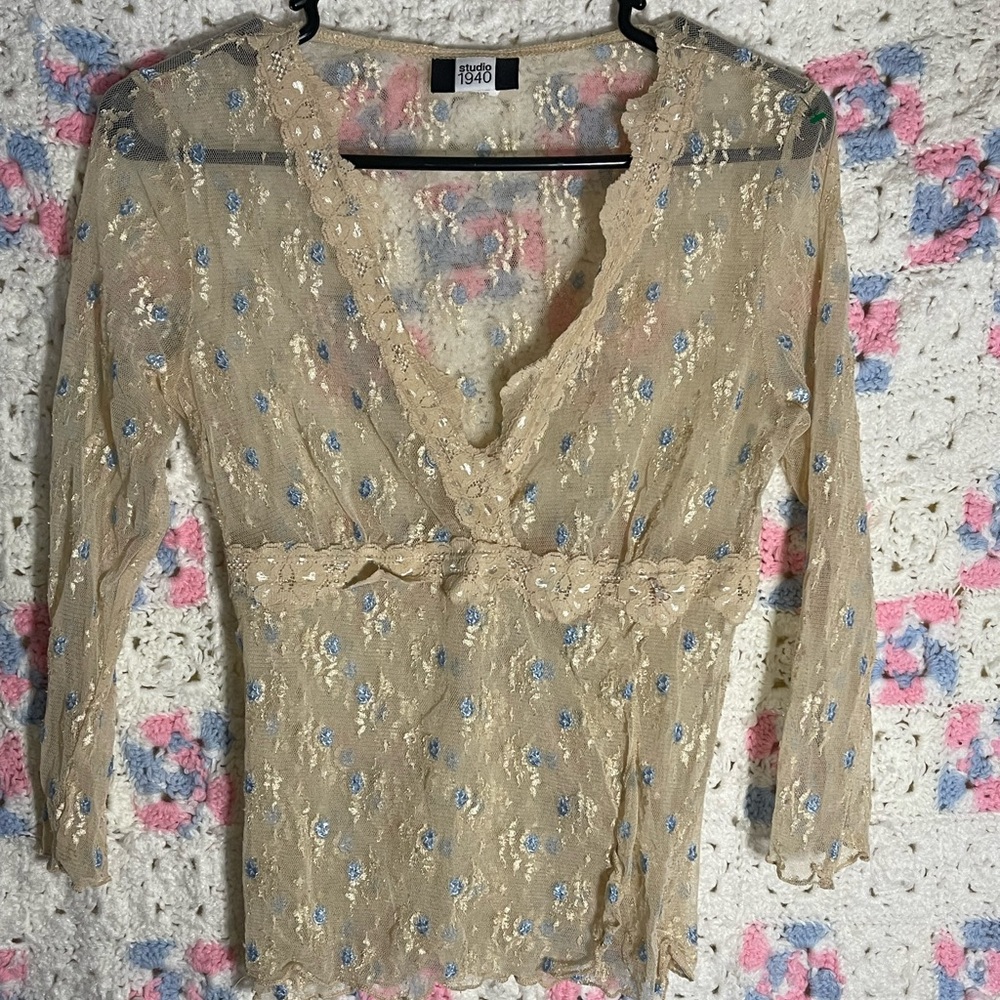 studio 1940 see through t-shirt